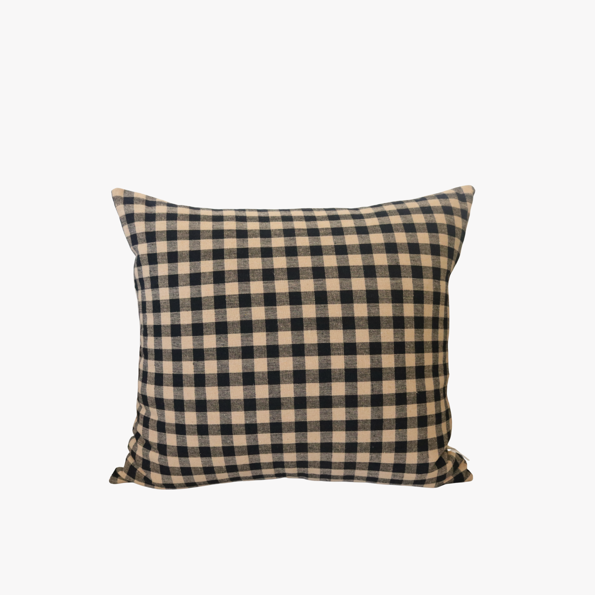 Mulberry Gingham Handloom Pillow