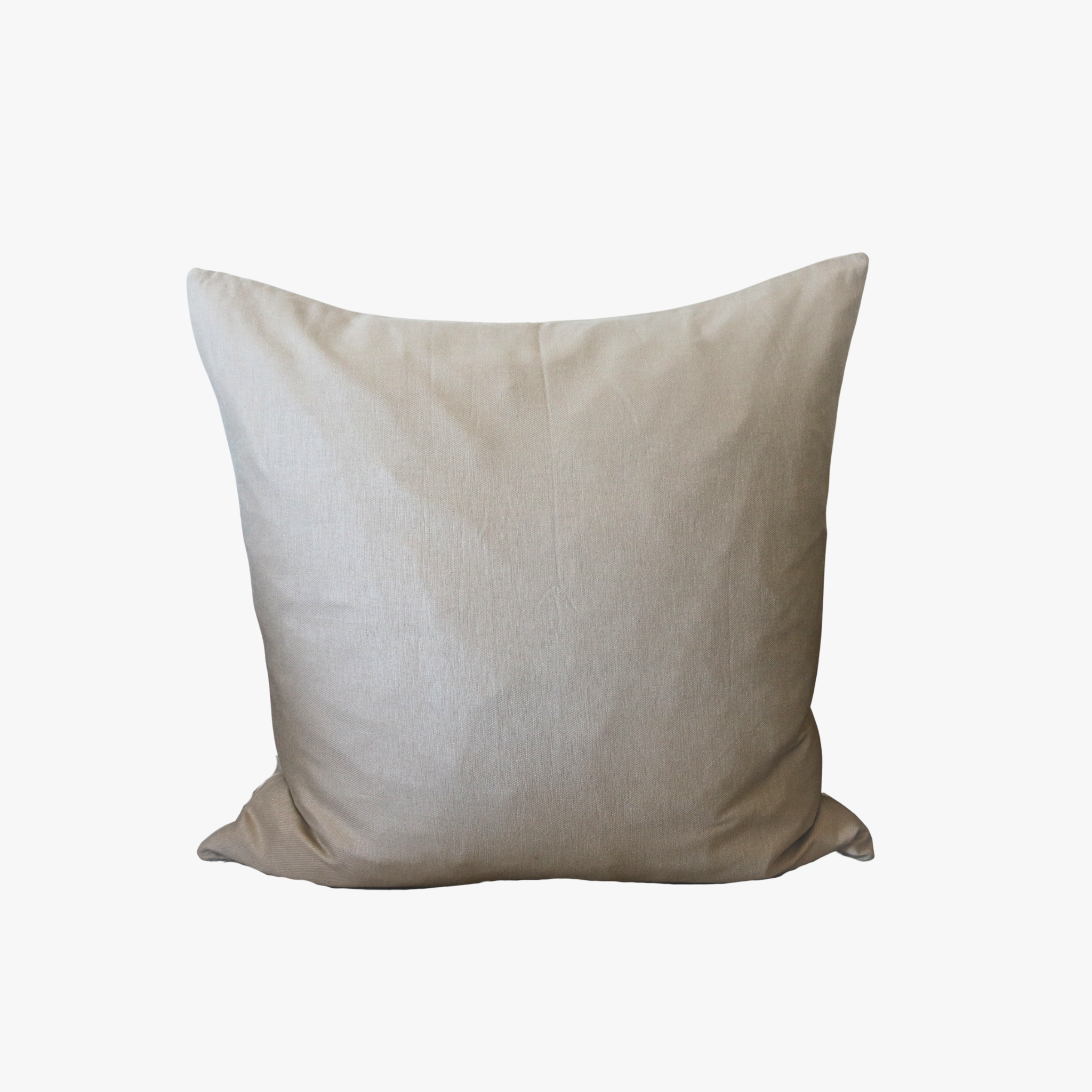 Oat and Sand Double-sided Linen Pillow