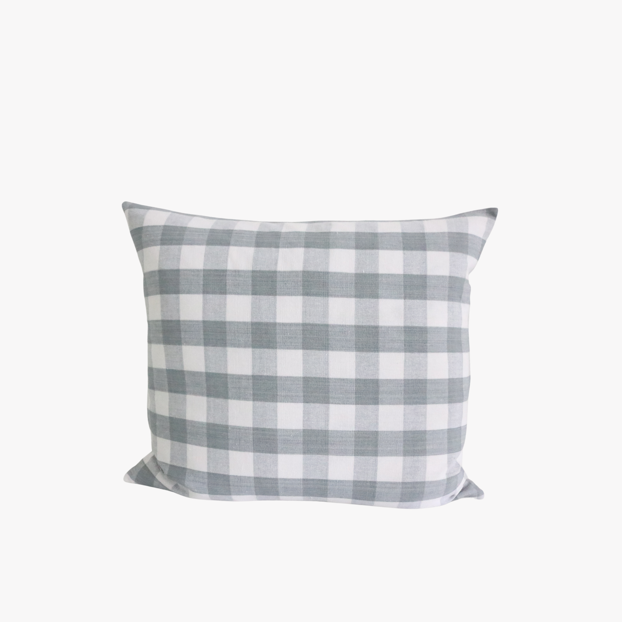 Gingham Ash Handloom Pillow