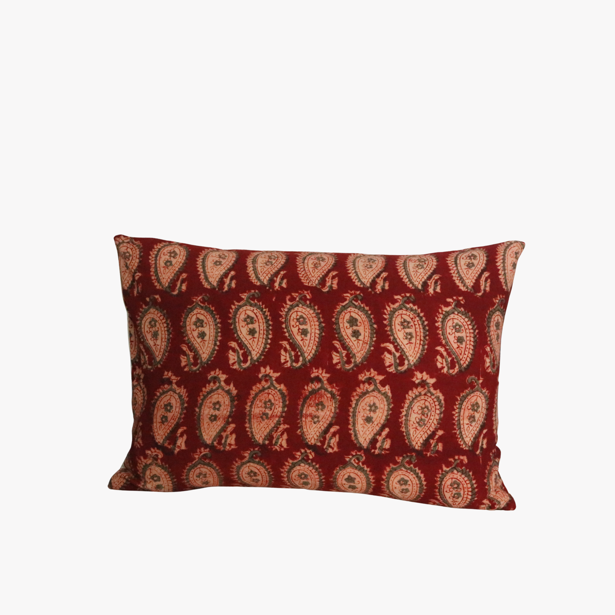 Noel Kalamkari Pillow Cover