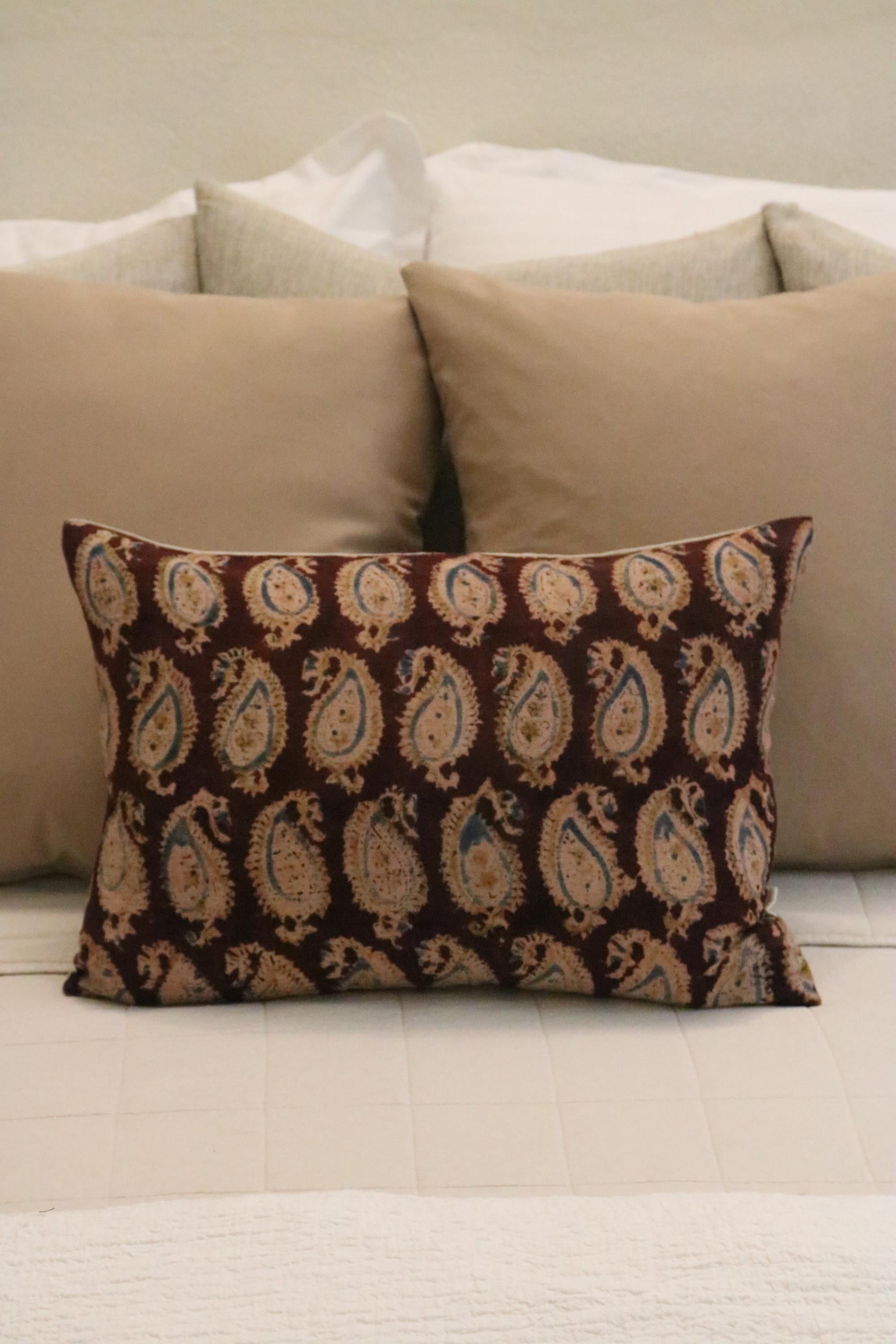 Rani Block Print Pillow Cover
