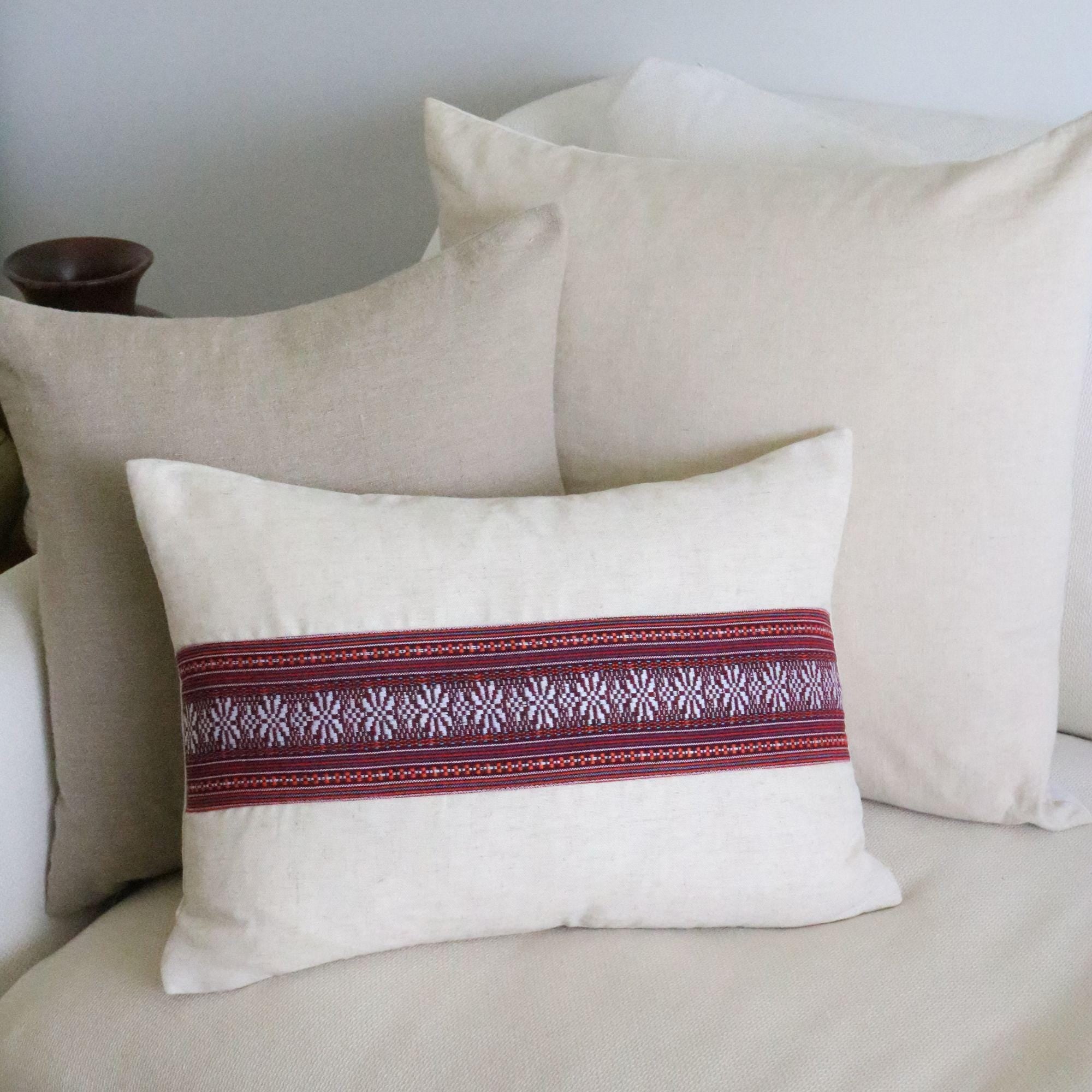 Dumbara Weave Pillow Cover