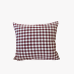 Mulberry Gingham Handloom Pillow
