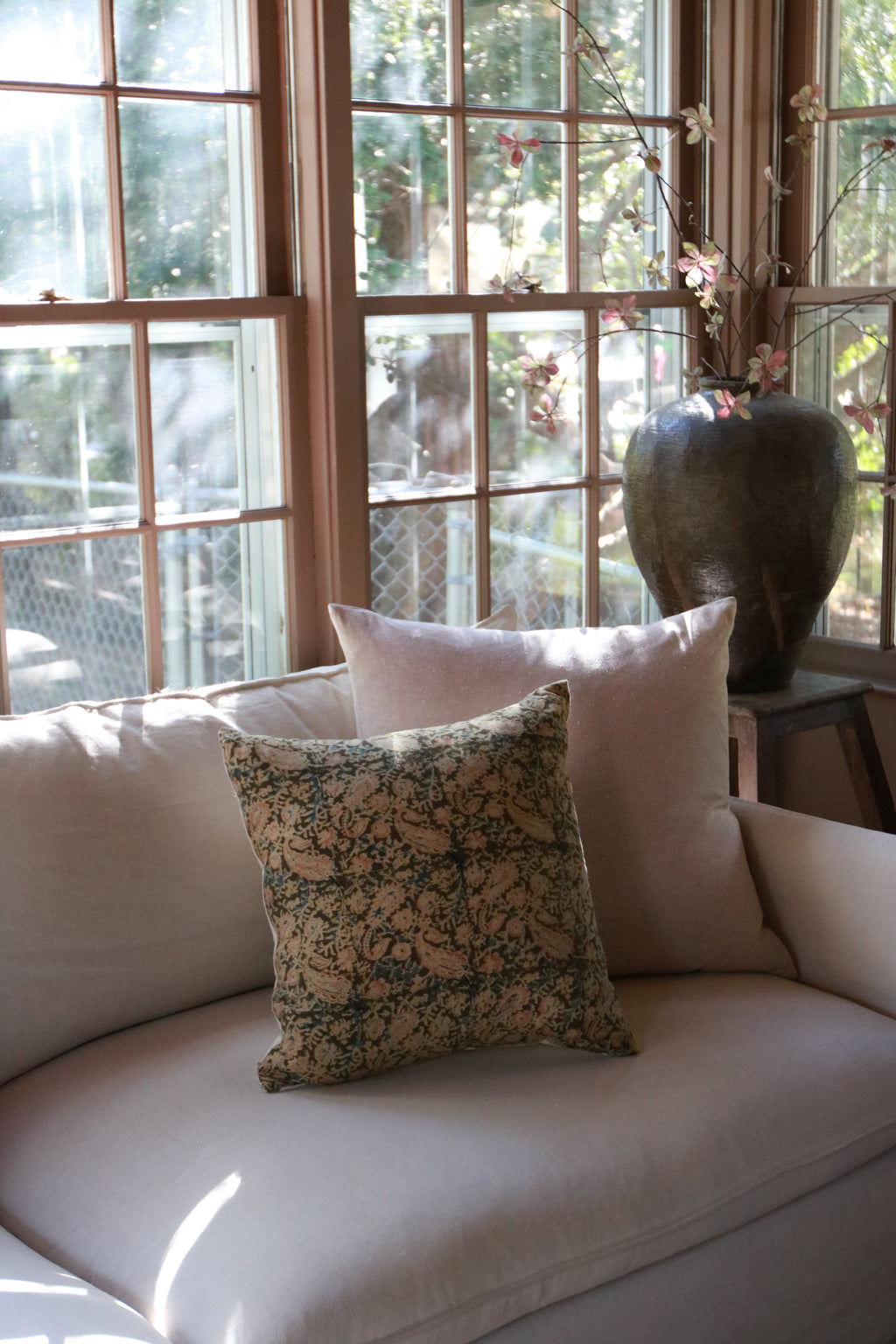 Oat Handloom Pillow