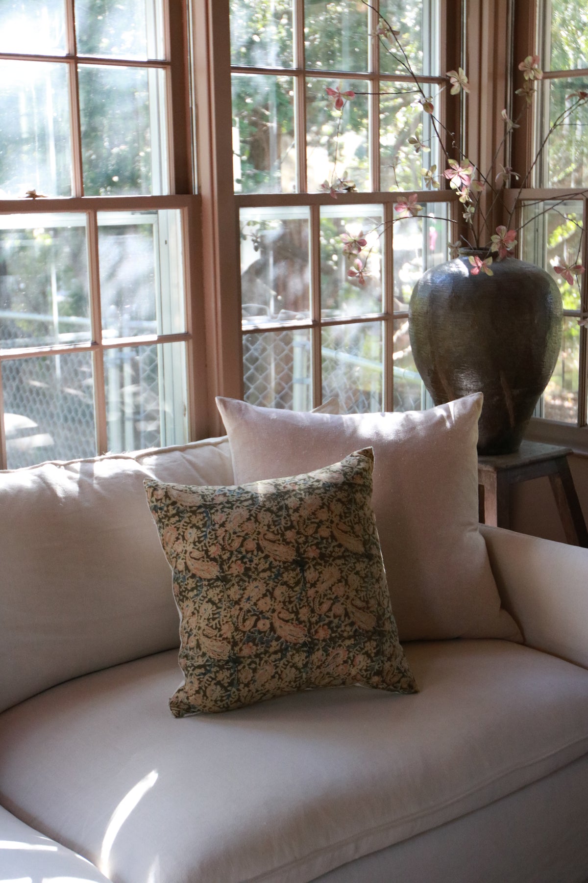 Oat Handloom Pillow