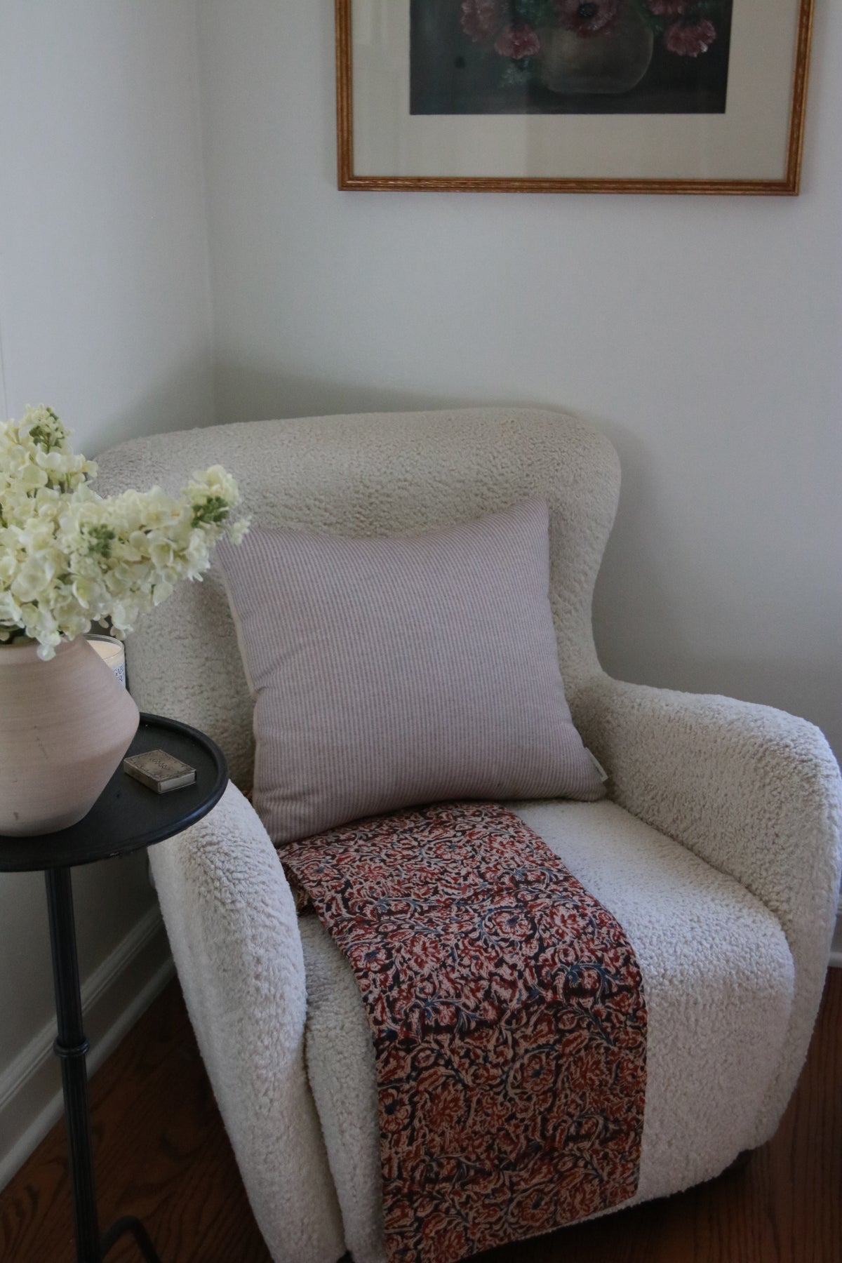 Wren Pin Stripe Pillow - 18”x20”