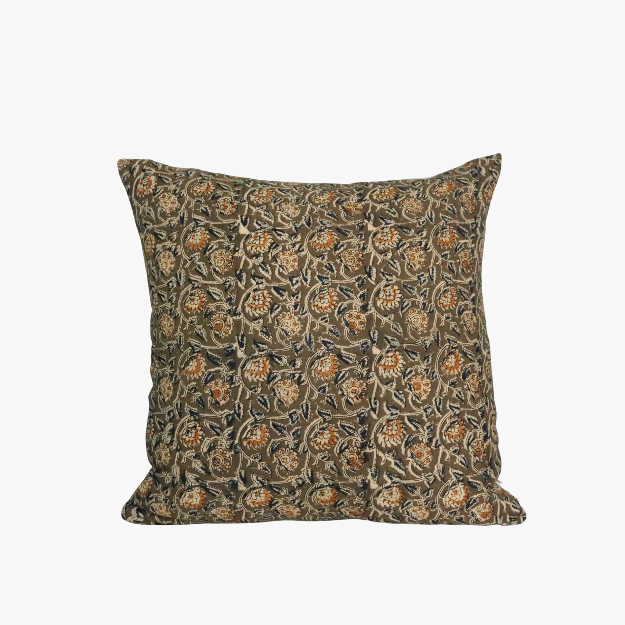 Aara Kalamkari Pillow Cover