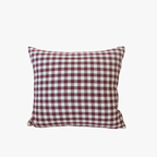 Tan and Black Gingham Pillow