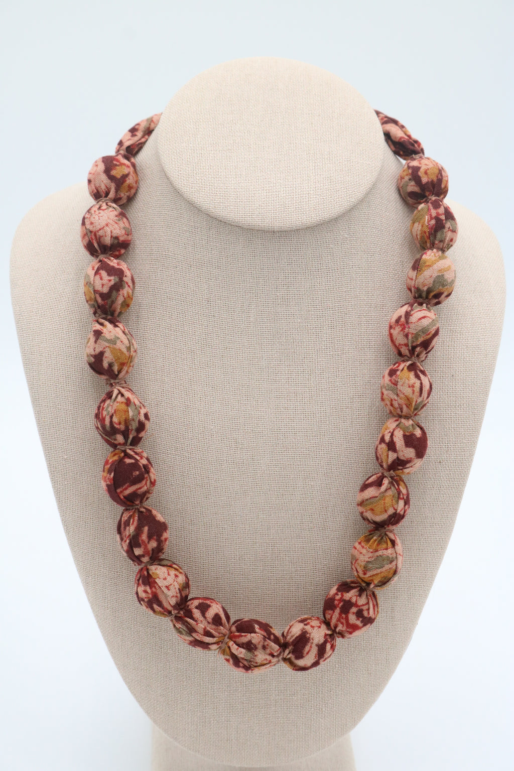 Vintage Beaded Kalamkari Necklace