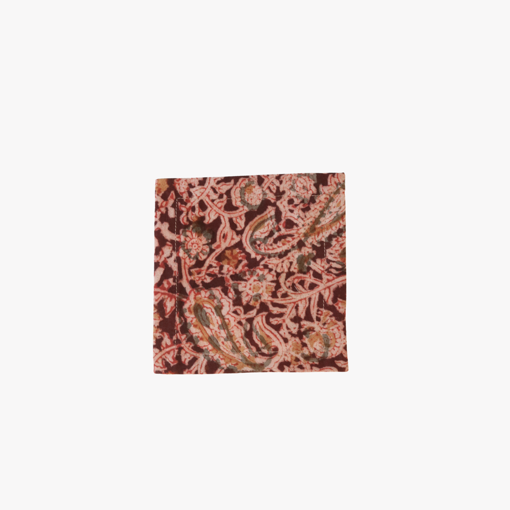 Tara Kalamkari Cocktail Napkins (Set of 4)