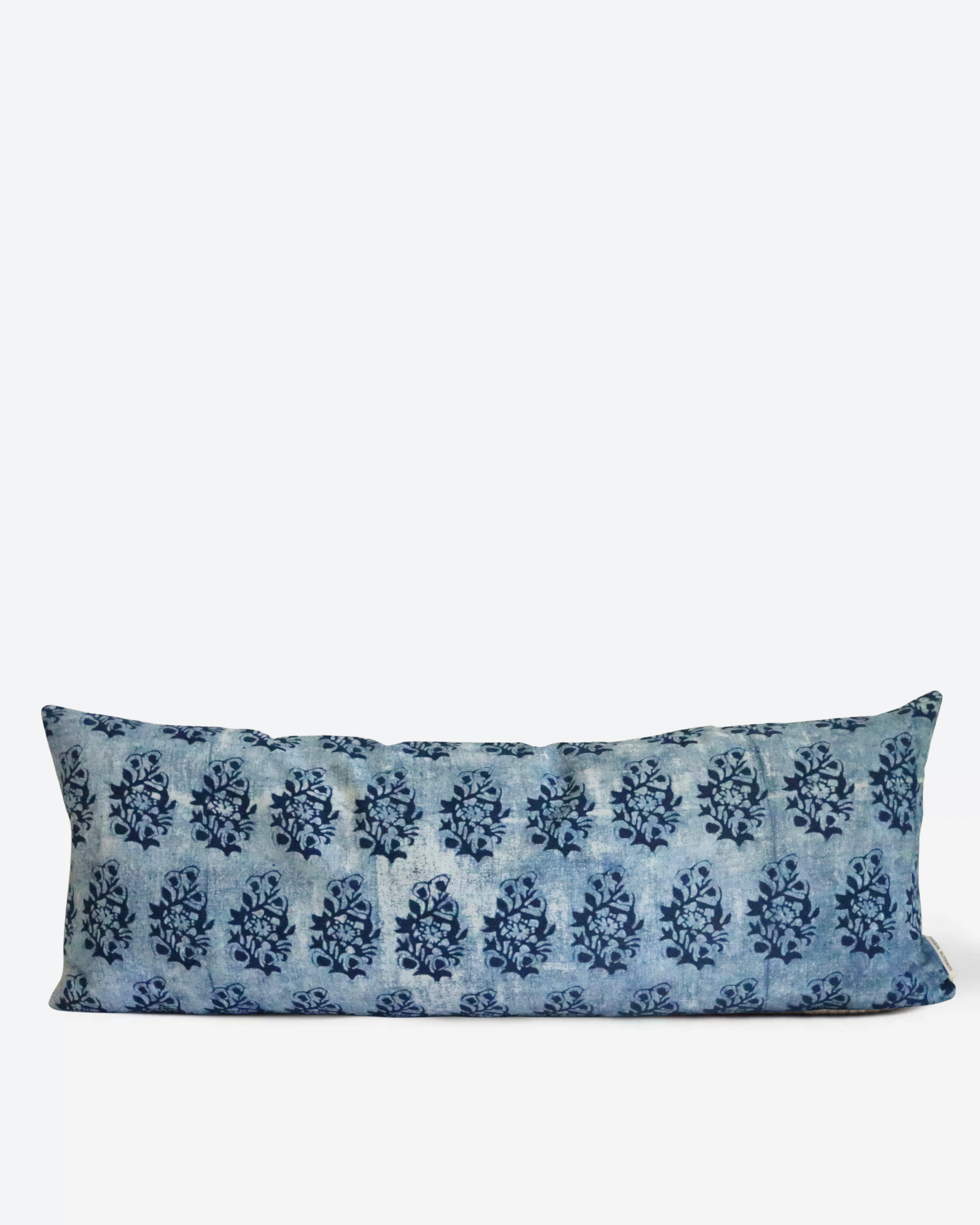 Indigo Flora Pillow IV- 14x36”