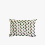 Cherry Holly Block Print Pillow Cover