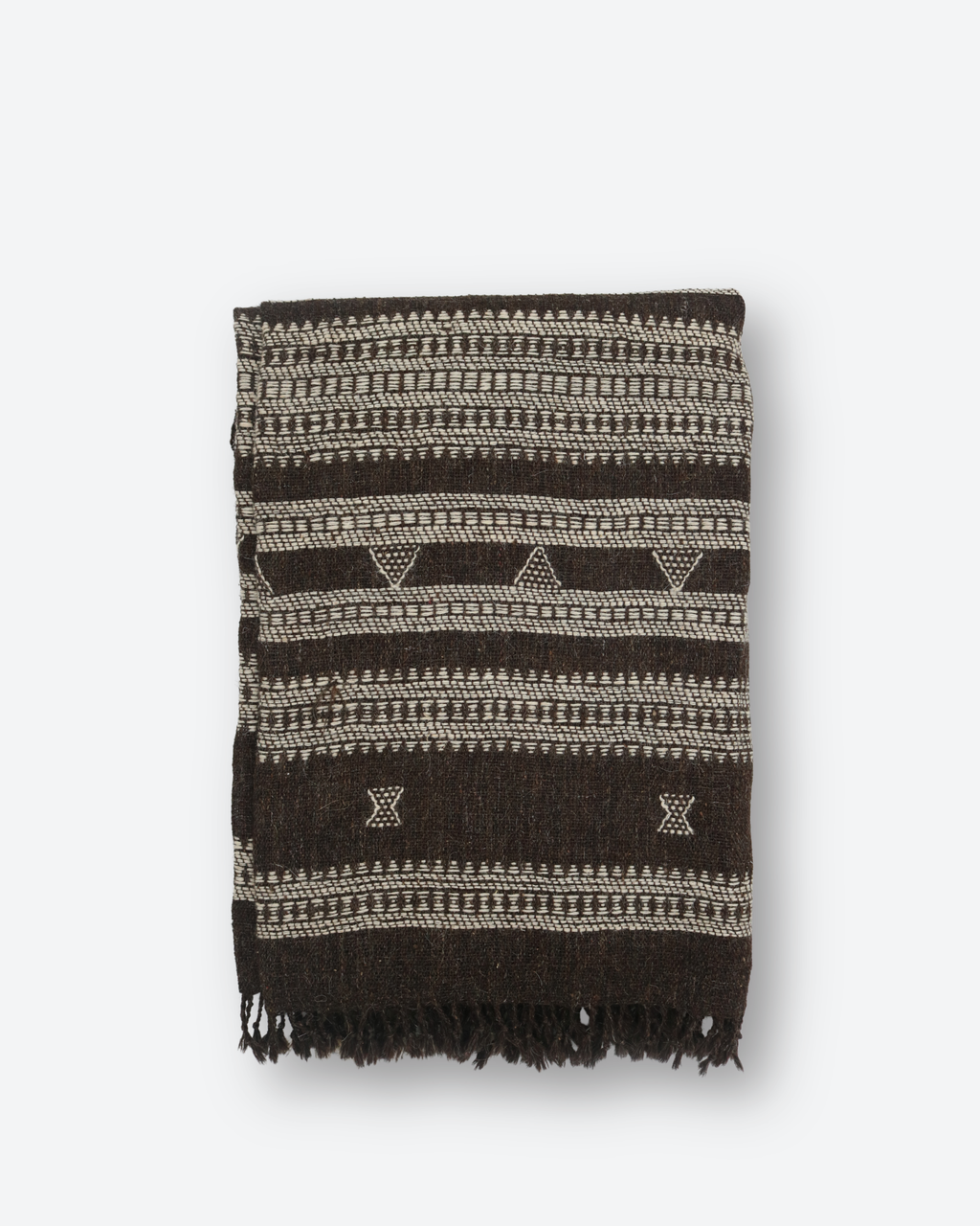 Espresso Wool Throw