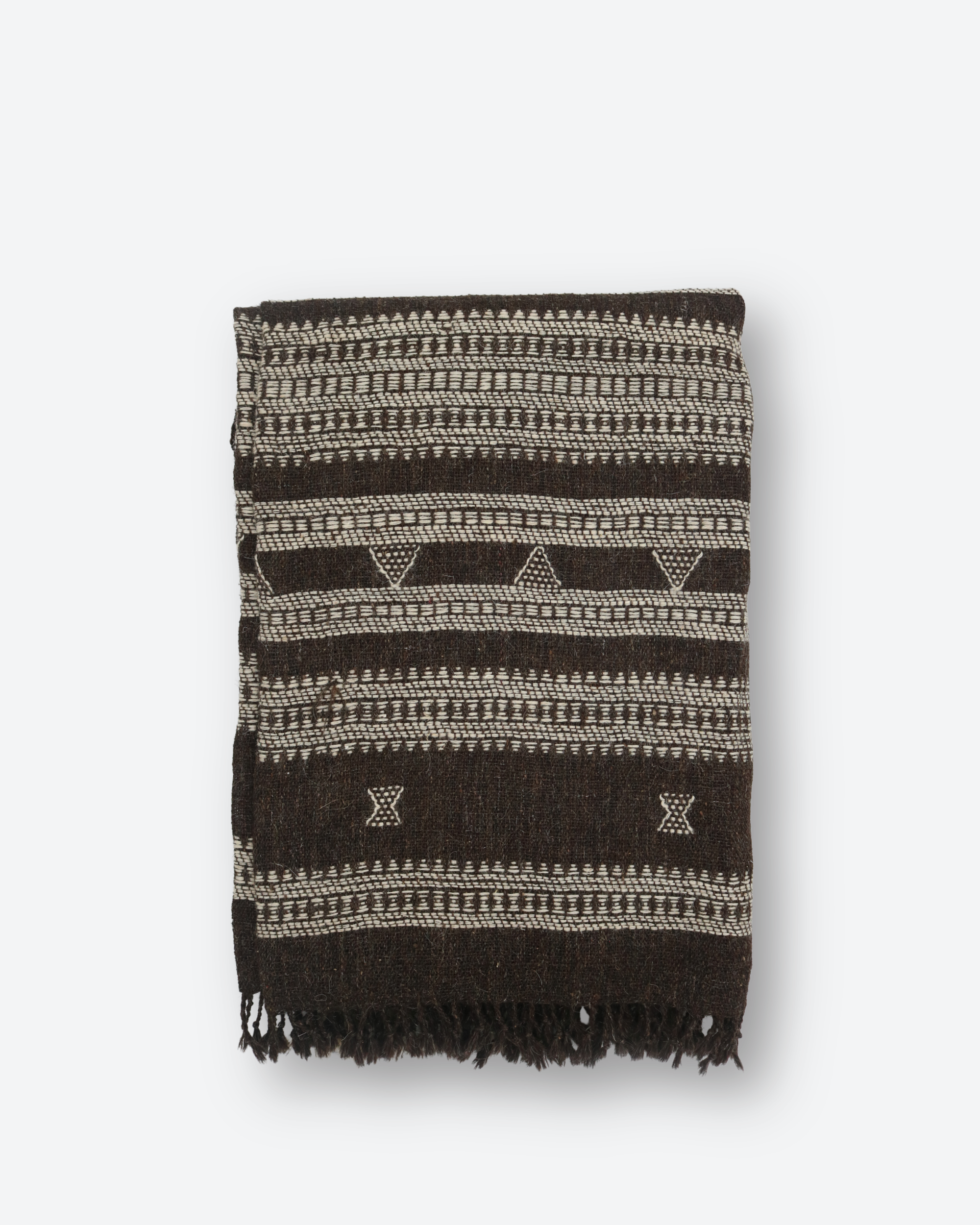 Espresso Wool Throw