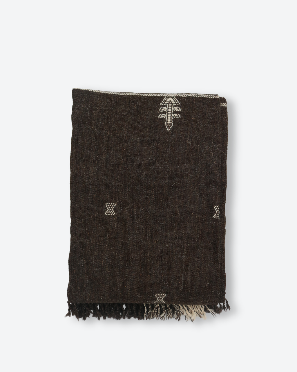 Espresso Wool Throw