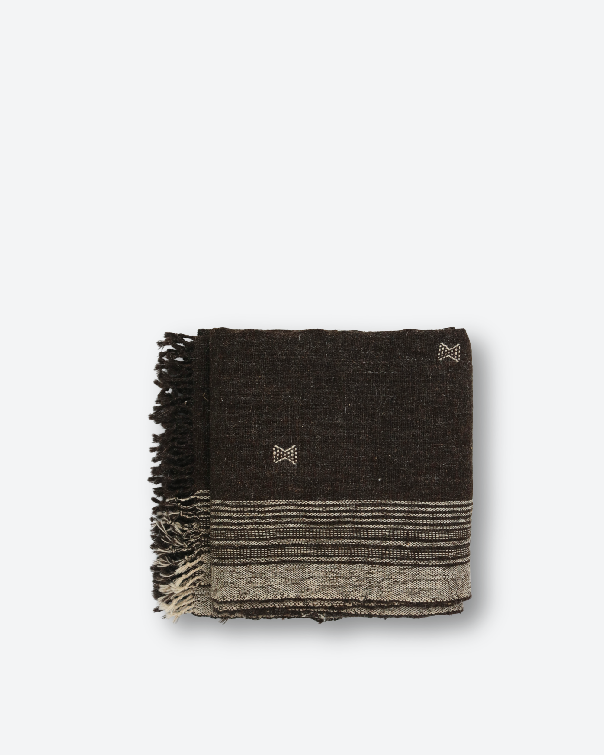 Espresso Wool Throw