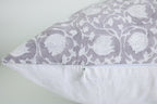 Pearly Block Print Pillow Cover