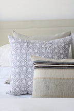 Pearly Block Print Pillow Cover